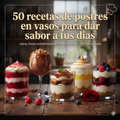 50 recetas de postres en vaso- Listas para vender